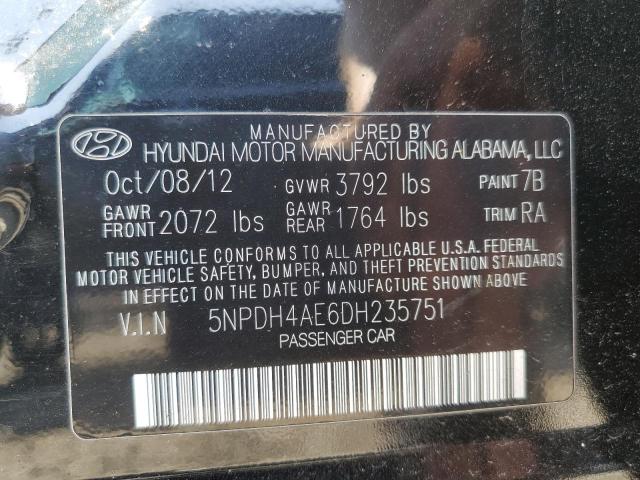 2013 HYUNDAI ELANTRA GL - 5NPDH4AE6DH235751