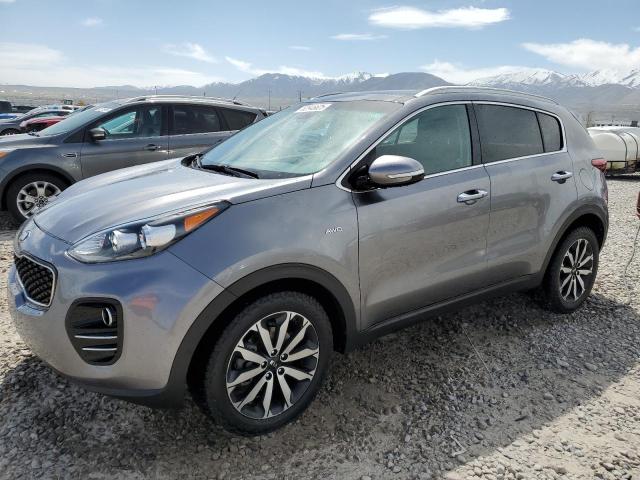 KIA SPORTAGE E 2017 gray  gas KNDPNCAC7H7294736 photo #1
