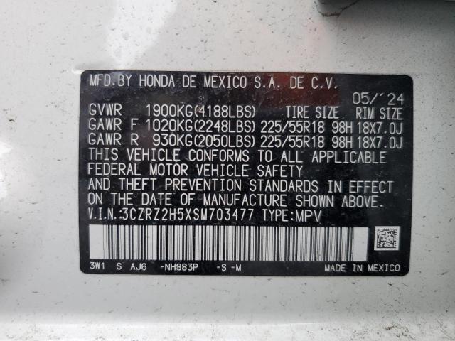2025 HONDA HR-V SPORT - 3CZRZ2H5XSM703477