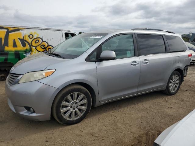 TOYOTA SIENNA XLE 2012 silver  gas 5TDDK3DC5CS032011 photo #1