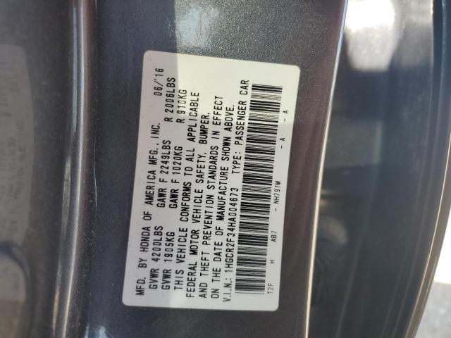 2017 HONDA ACCORD LX - 1HGCR2F34HA004673