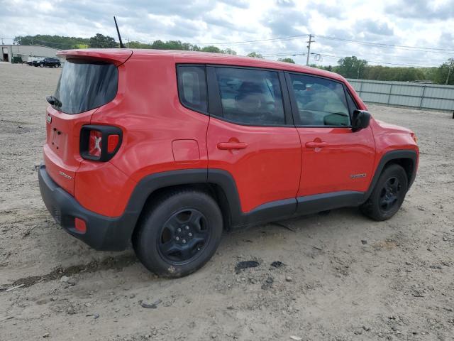 Vin: zaccjaab9hpf35320, lot: 52431005, jeep renegade sport 20173