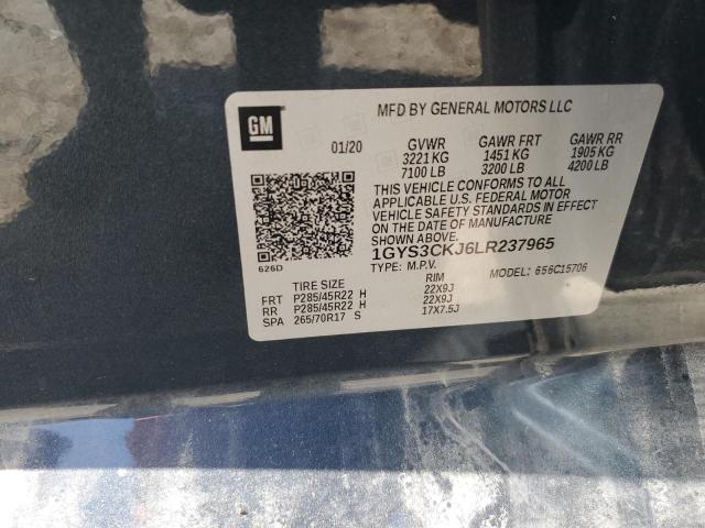 2020 CADILLAC ESCALADE P 1GYS3CKJ6LR237965