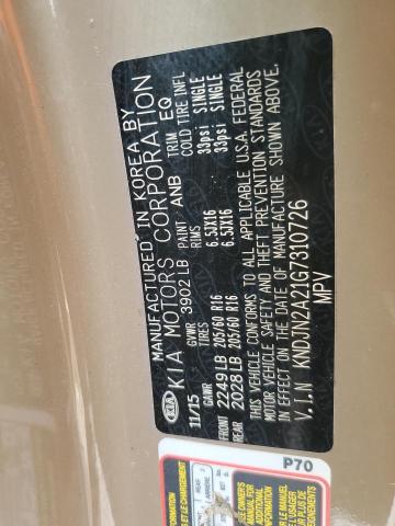 2016 KIA SOUL - KNDJN2A21G7310726
