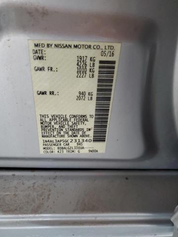 2016 NISSAN ALTIMA 2.5 - 1N4AL3AP5GC231340