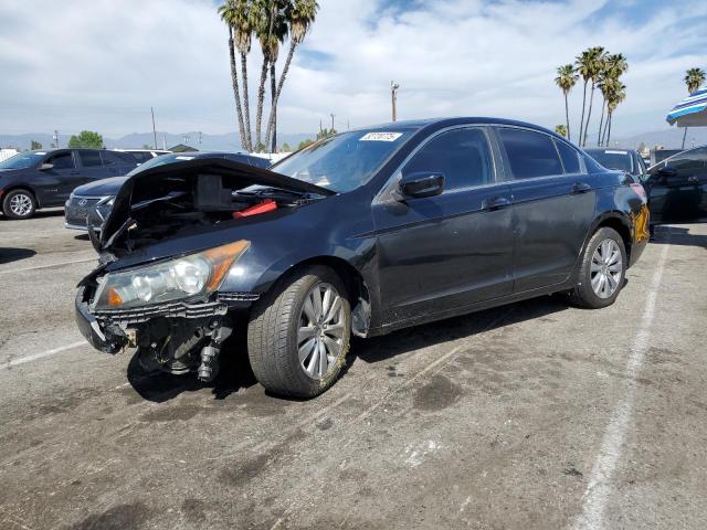 HONDA ACCORD EX 2012 black  gas 1HGCP2F74CA087507 photo #1