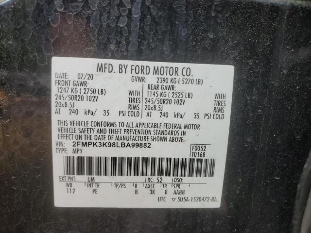 2020 FORD EDGE TITAN - 2FMPK3K98LBA99882