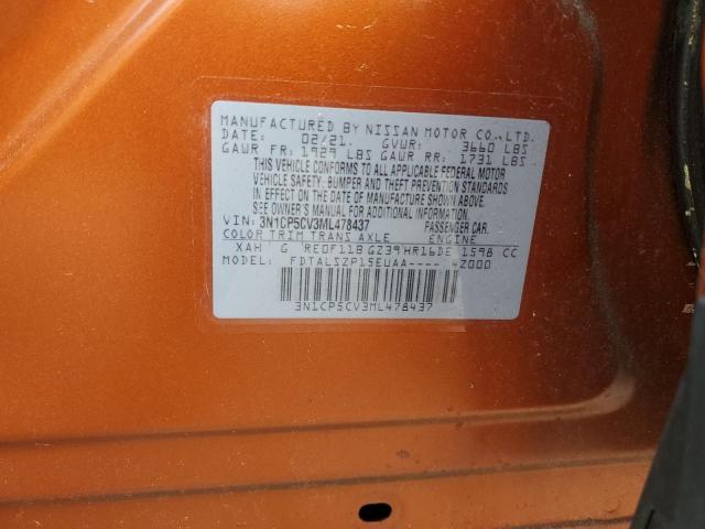 2021 NISSAN KICKS SV - 3N1CP5CV3ML478437