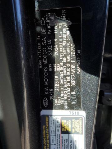 2020 KIA FORTE FE - 3KPF24AD8LE170230