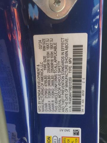 2024 HONDA CR-V EXL - 7FARS4H71RE015359