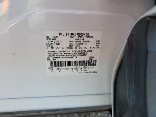 2021 FORD EDGE SEL - 2FMPK3J95MBA47774