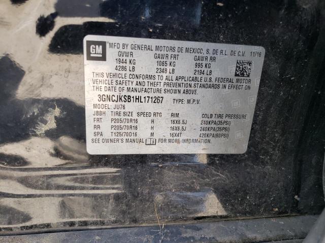 2017 CHEVROLET TRAX LS 3GNCJKSB1HL171267