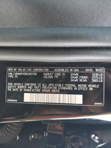 2024 VOLVO S60 PLUS 7JRH60FH5RG305708