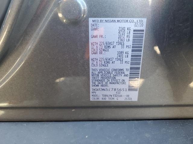 2020 NISSAN ROGUE S - 5N1AT2MV2LC785651