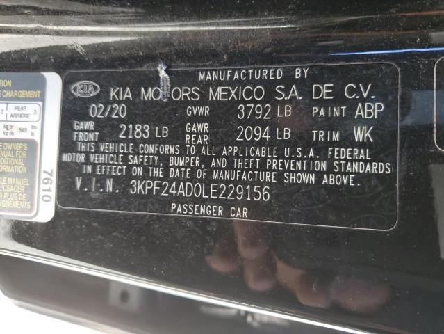 2020 KIA FORTE FE - 3KPF24AD0LE229156