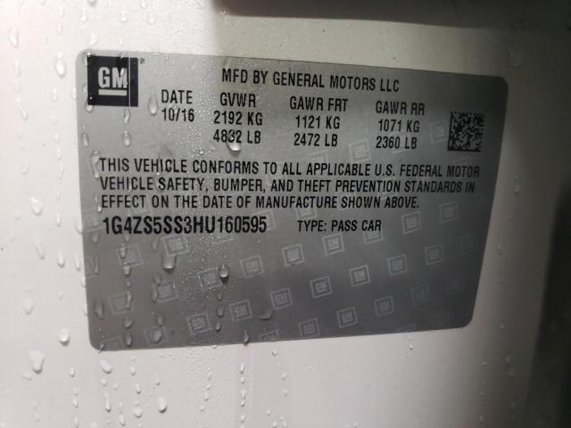 2017 BUICK LACROSSE P 1G4ZS5SS3HU160595
