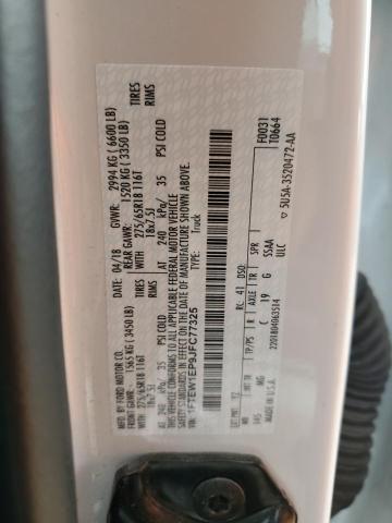 2018 FORD F150 SUPER - 1FTEW1EP9JFC77325