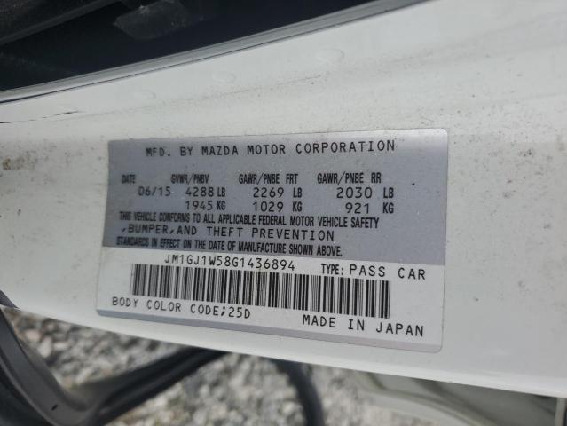 2016 MAZDA 6 GRAND TO JM1GJ1W58G1436894