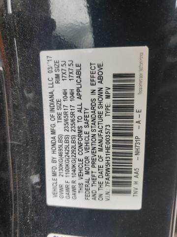 2017 HONDA CR-V LX - 7FARW5H31HE003573