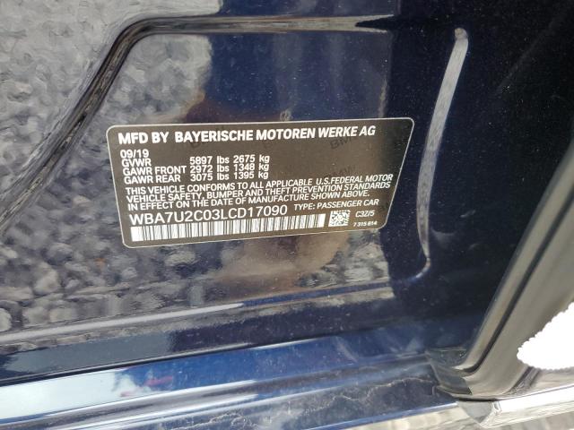 2020 BMW 750 XI - WBA7U2C03LCD17090