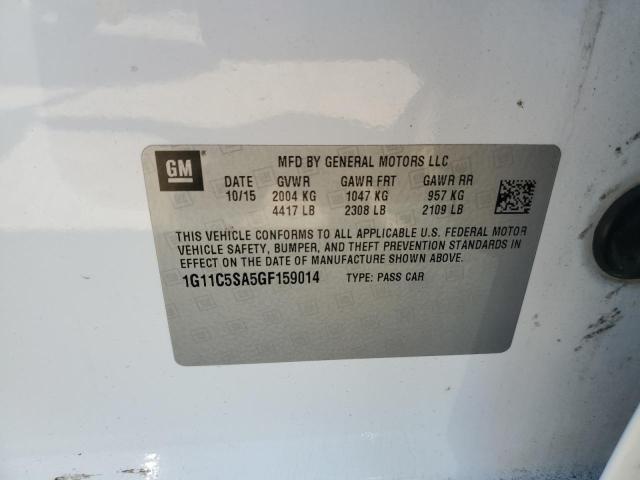 2016 CHEVROLET MALIBU LIM - 1G11C5SA5GF159014