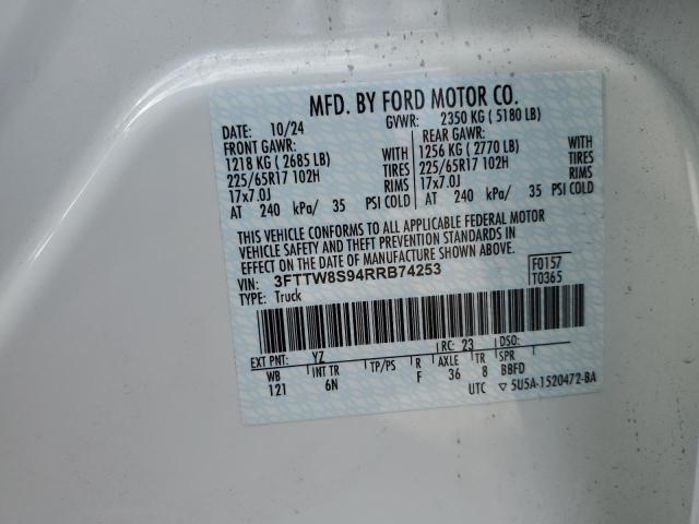 2024 FORD MAVERICK L 3FTTW8S94RRB74253