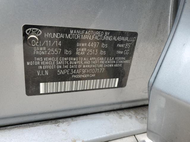 2015 HYUNDAI SONATA SPO 5NPE34AF9FH107177