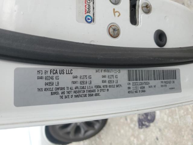 2019 DODGE CHALLENGER 2C3CDZJG3KH756524