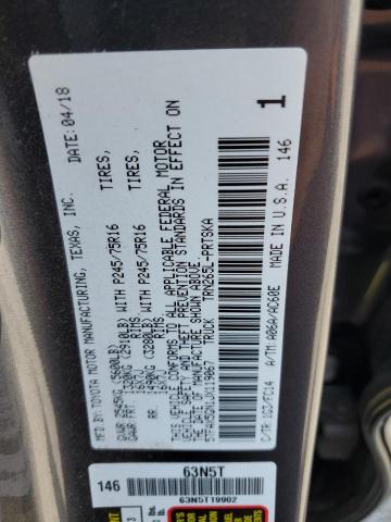 2018 TOYOTA TACOMA DOU - 5TFAX5GN1JX119067