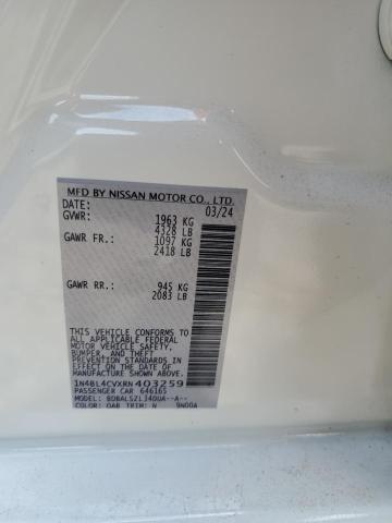 2024 NISSAN ALTIMA SR - 1N4BL4CVXRN403259