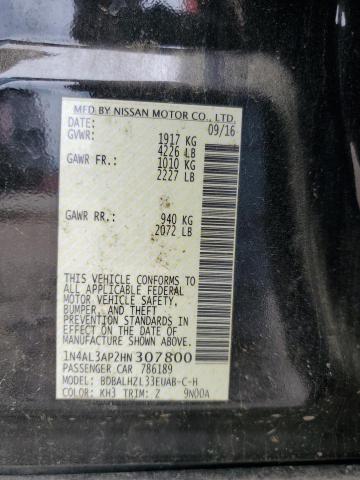 2017 NISSAN ALTIMA 2.5 - 1N4AL3AP2HN307800