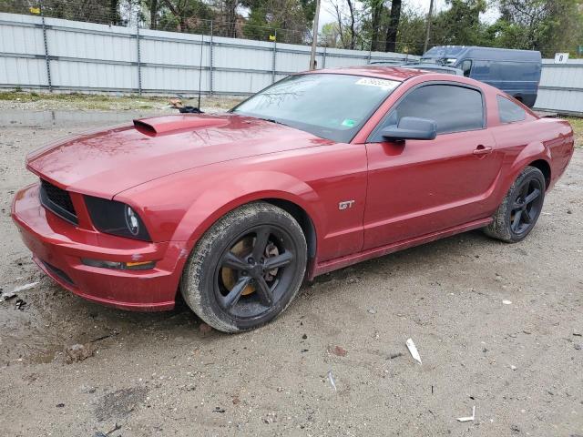 FORD MUSTANG GT 2007 red  gas 1ZVFT82H575363732 photo #1