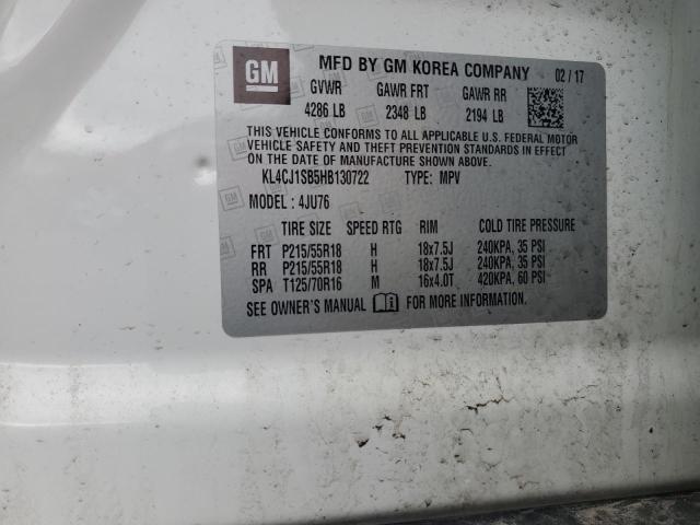 2017 BUICK ENCORE SPO KL4CJ1SB5HB130722