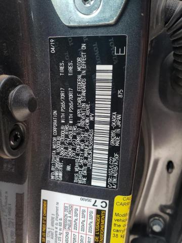 2019 TOYOTA 4RUNNER SR - JTEBU5JR7K5698423