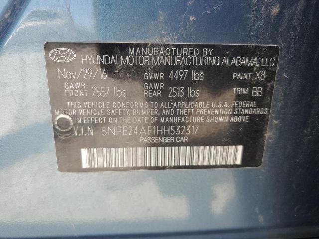 2017 HYUNDAI SONATA SE - 5NPE24AF1HH532317