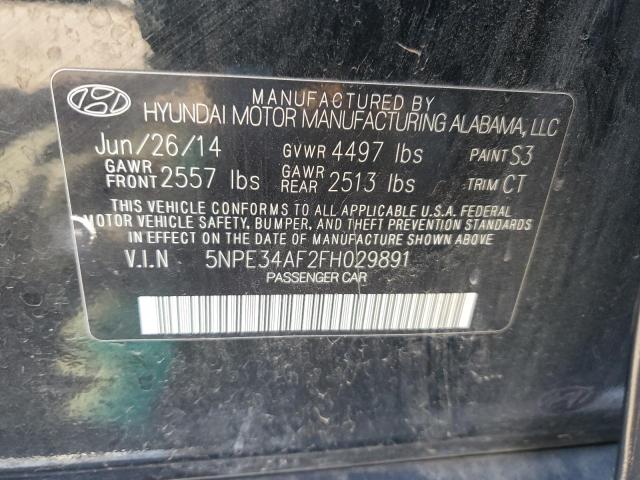 2015 HYUNDAI SONATA SPO - 5NPE34AF2FH029891