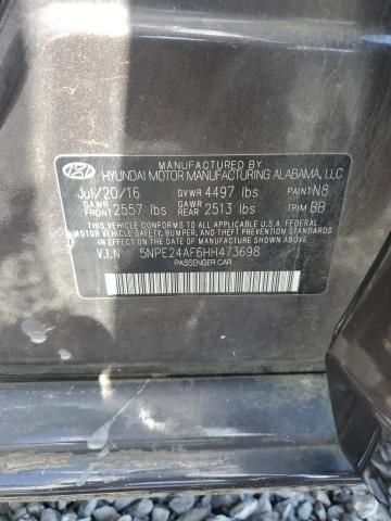 2017 HYUNDAI SONATA SE 5NPE24AF6HH473698