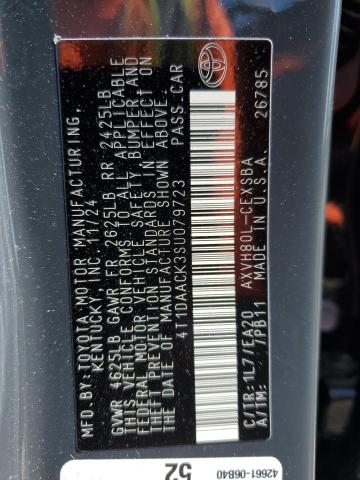2025 TOYOTA CAMRY XSE - 4T1DAACK3SU079723