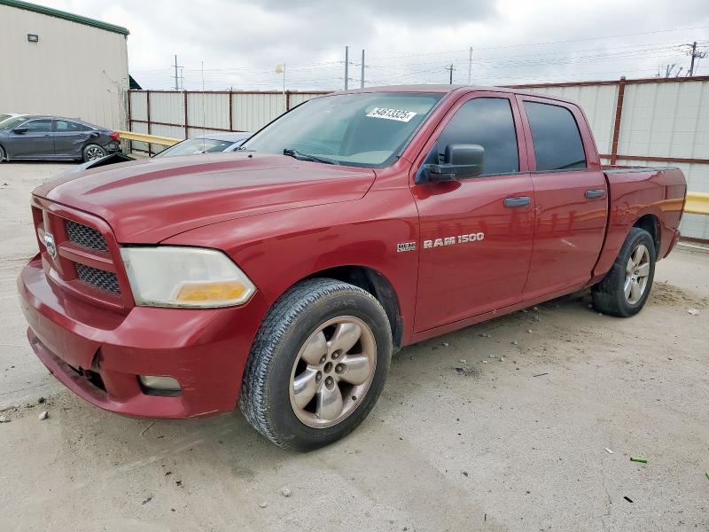 DODGE RAM 1500 S 2012 red crew pic gas 1C6RD6KT7CS224338 photo #1