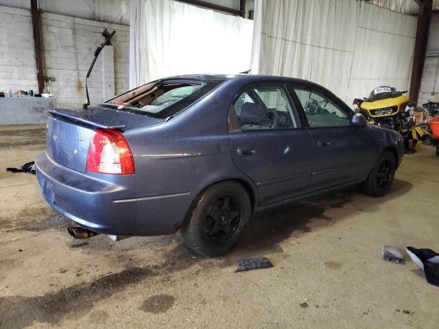 KIA SPECTRA GS 2003 blue hatchbac gas KNAFB161135104592 photo #4