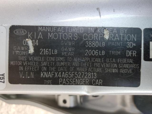 2015 KIA FORTE LX - KNAFX4A65F5272813