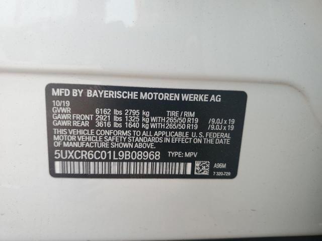 2020 BMW X5 XDRIVE4 - 5UXCR6C01L9B08968