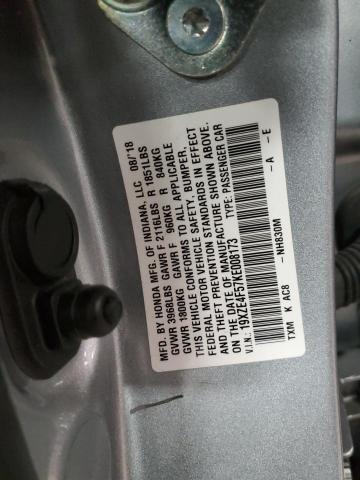 2019 HONDA INSIGHT EX 19XZE4F57KE008173
