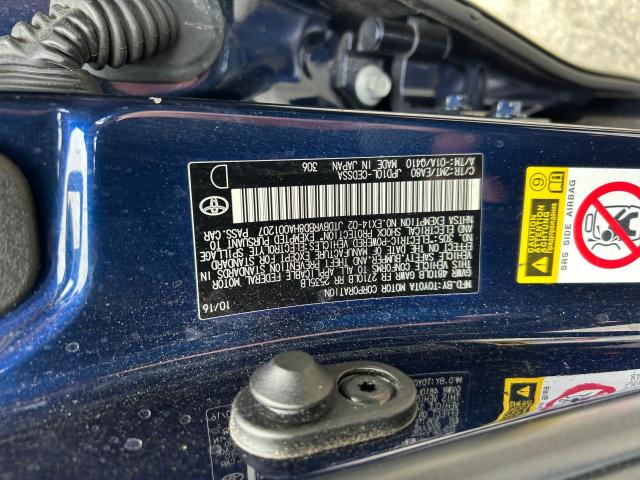 2017 TOYOTA MIRAI JTDBVRBD8HA001207