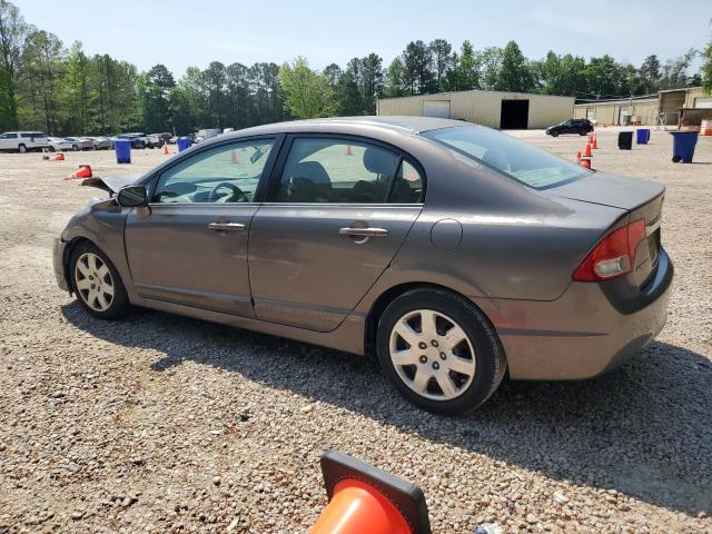 HONDA CIVIC LX 2010 gray  gas 2HGFA1F55AH501674 photo #3