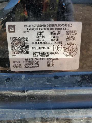 2020 GMC SIERRA K35 - 1GT49WEY9LF263677