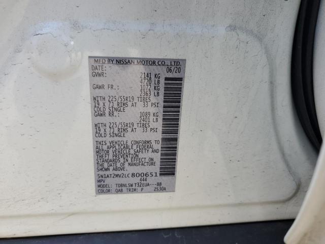 2020 NISSAN ROGUE S - 5N1AT2MV2LC800651