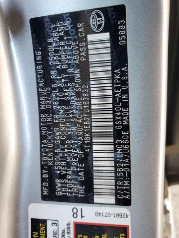 2015 TOYOTA AVALON XLE - 4T1BK1EB2FU163832