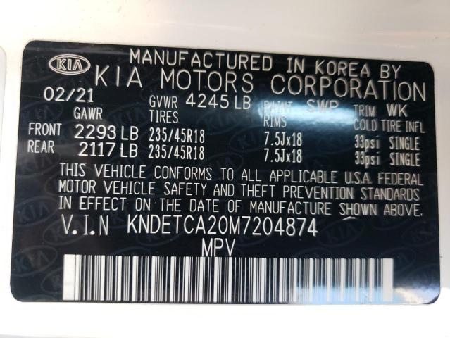 2021 KIA SELTOS SX - KNDETCA20M7204874