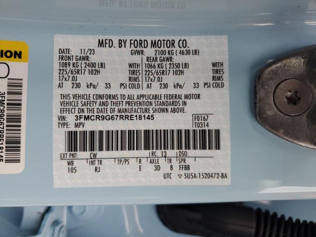 2024 FORD BRONCO SPO - 3FMCR9G67RRE18145
